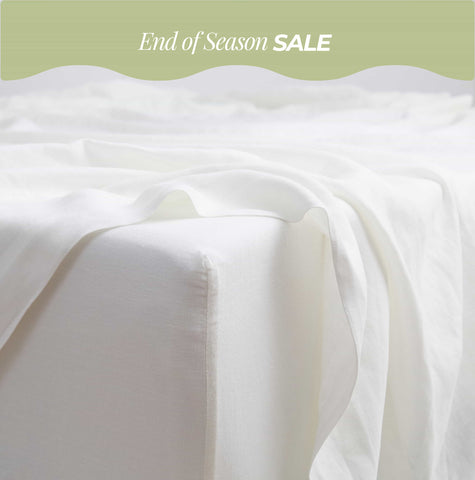 Sea-Salt, Fitted Sheet, 100% French Flax Linen