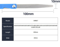 100B17 Feeler Gauge Metric Size 0.02-1mm Thickness Gauge Set Valves Foliage of Valves Spark Plug Gap For Measurement Probe Gap