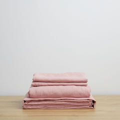 Rose, Linen Sheet Set, 100% French Flax Linen