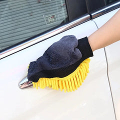 1/5pcs Car Washing Gloves Waterproof Microfiber Chenille Gloves Car Cleaning Mitt Detailing Brush Auto Care Double-faced Glove