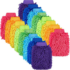 1/5pcs Microfiber Car Wash Gloves Auto Gloves Ultra Absorbent Wash Car Sponge scratch Free Microfiber car cleaning Tool