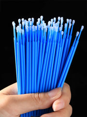 100pcs Car Maintenance Tool Brushes Disposable Paint Touch-up Micro Brush Tip Car Detailing Brush Small Tip Accessories 1.2mm