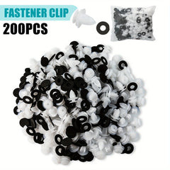 1000/500PCS POM Mixed Auto Vehicle Fastener Bumper Clips Retainer Rivet Door Panel Fender Liner Universal Fit All Car