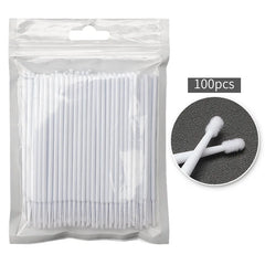 100pcs Car Maintenance Tool Brushes Disposable Paint Touch-up Micro Brush Tip Car Detailing Brush Small Tip Accessories 1.2mm