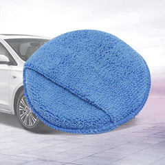 1/2/3pcs Car Microfiber Wax Applicator Foam Pocket Sponge Detailing Cleaning Buffing Pad for Auto Waxing, Dusting Polishing