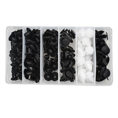 100pcs Auto Fastener Clip Car Fender Push Retainer Pin Rivet Bumper for Door Trim Panel Retainer, Box/Bag Package