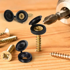 10/100pcs Screw Decorative Cover Cross Screw Nail Cap Folding Buckle for Car Furniture Decorative Nuts Cover Bolts Hardware