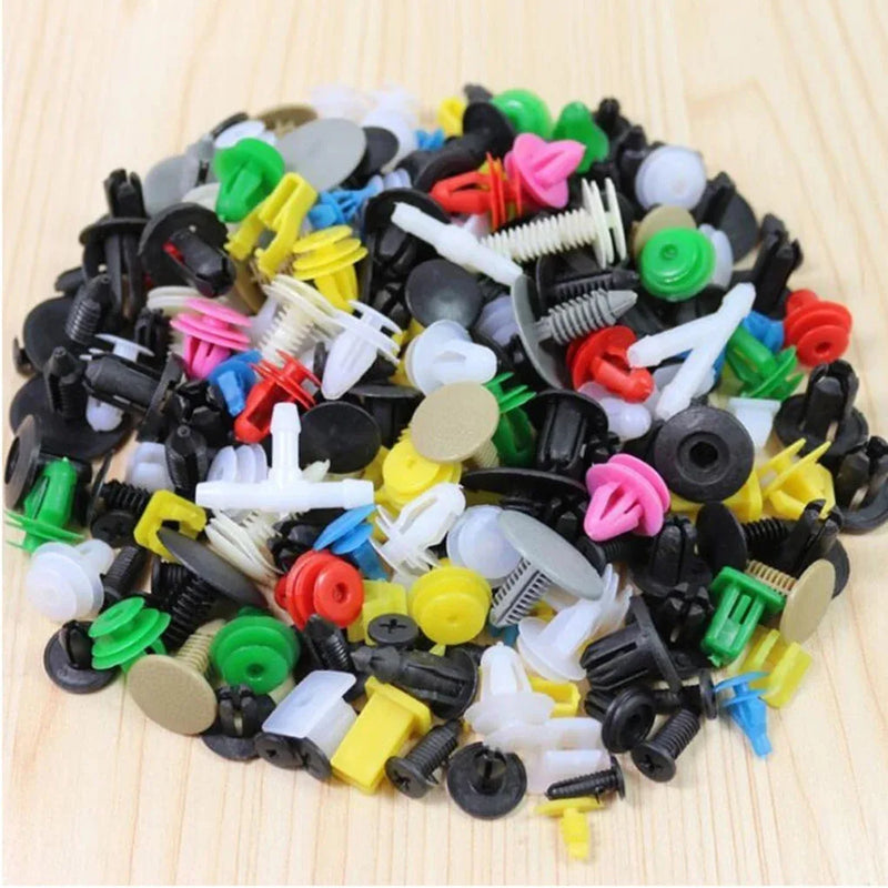 100/50 Pcs Car Clips Fastener Screws Bumper Interior Decoration Auto Plastic Random Mixing Universal Plastic